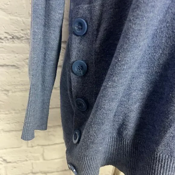 Cynthia Rowley Cowl Neck Sweater with Faux Buttons - Picture 2 of 6